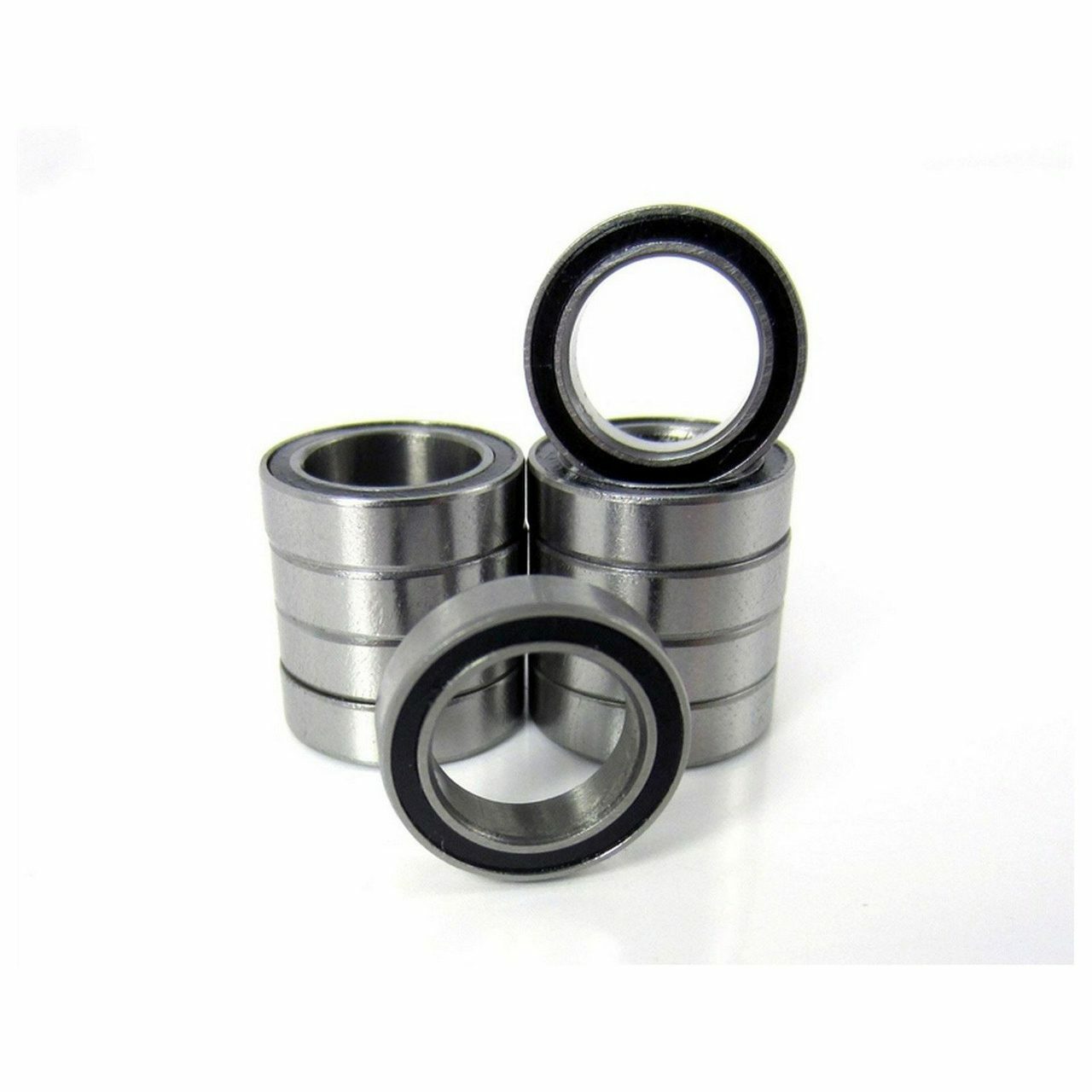 6700-2RS 10x15x4mm Precision High Speed RC Car Ball Bearing, Chrome Steel (GCr15) with Black Rubber Seals ABEC-1 ABEC-3 ABEC-5